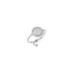 Women's Rhodium-Tone Ring