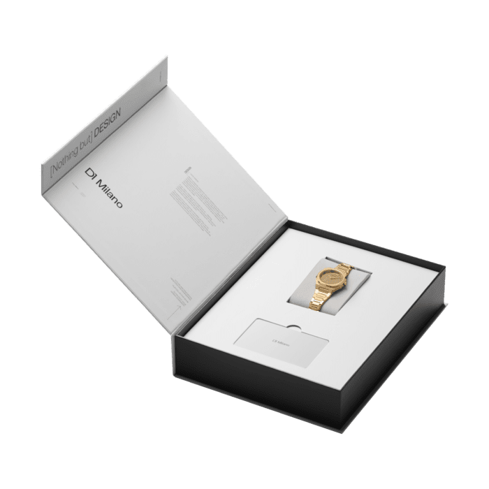 Gold Gleam Ultra Thin Watch - صورة 5