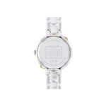 Women Chelsea Watch with White Dial Silver Case and Crystals - صورة 3