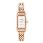 ساعة كوارتز نسائية بمينا فضي