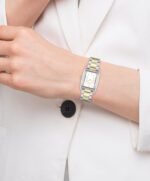 Women Race Watch with White Dial and Crystals - صورة 4