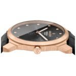 Men's Watch Swiss Quartz Movement Black Dial - صورة 2