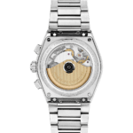 Automatic Men Watch with Silver and Black Dial - صورة 3