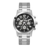 ساعة كوارتز رجالية بمينا أسود