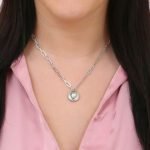 Silver Necklace for Women - صورة 2