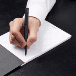 Dark Blue and Black Ballpoint Pen - صورة 5