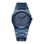 ساعة كوارتز رجالية بمينا أزرق