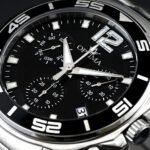 men's watch with quartz movement and black dial - صورة 4