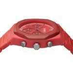 Men's Watch Quartz Movement Red Dial - صورة 2
