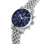 Men's Quartz Watch with Blue Dial - صورة 3