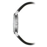 men's watch with automatic movement and black dial - صورة 2