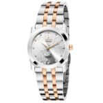 Women's White Dial Quartz Watch