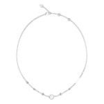 Women's Rhodium-Tone Necklace - صورة 2