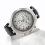 Men's watch quartz movement white dial color - صورة 3