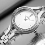 Women's watch quartz movement white dial - صورة 3