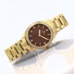 Women's quartz watch brown dial color - صورة 3