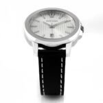 Men's watch quartz movement white dial color - صورة 2