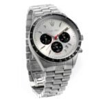 Men's watch quartz movement white dial color - صورة 2