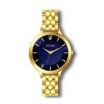 ساعة كوارتز نسائية بلون أزرق