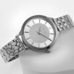 Women's watch quartz movement white dial color - صورة 3