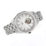 Men's watch, automatic movement, white dial - صورة 3