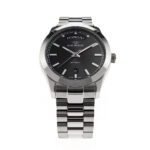 Men's watch, automatic movement, black dial - صورة 2