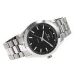 Men's watch, automatic movement, black dial - صورة 3