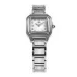 Women's watch, quartz movement, pearly white dial color - صورة 2