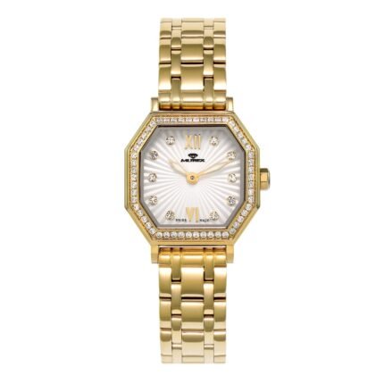 Women's Quartz Watch with White Dial