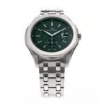 Men's watch, quartz movement, green dial - صورة 2