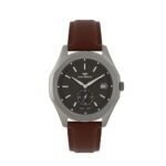 ساعة رجالية، حركة كوارتز، مينا رمادي